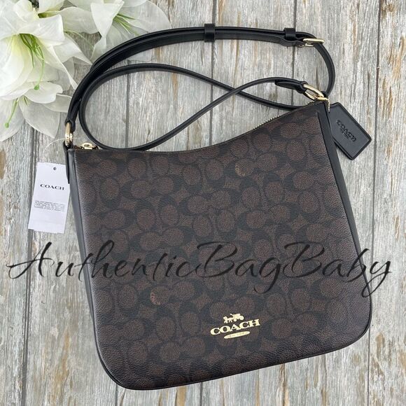 Coach Handbags - Authentic Coach Ellie File Bag In Signature Canvas Crossbody Purse